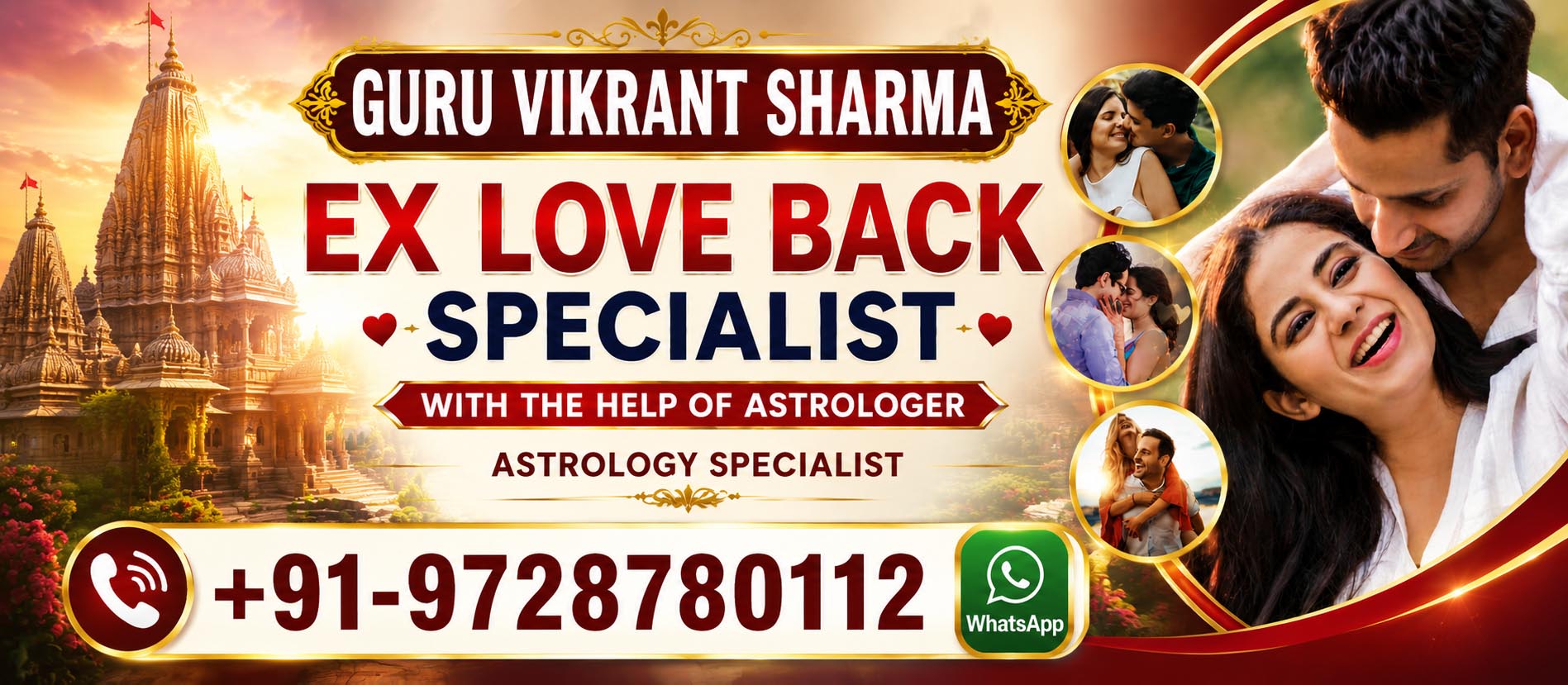 Guru Vikrant Sharma Call +91-9728780112